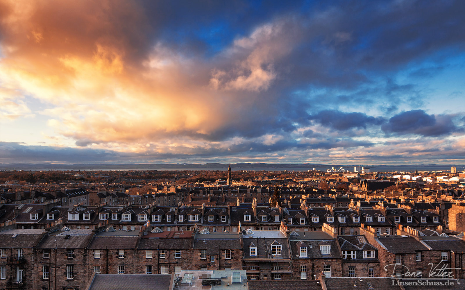 Edinburgh at Sunset